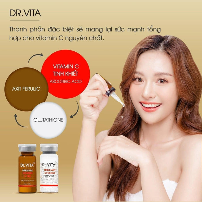 Combo Xoá Nhăn Mờ Nám Dr. Vita