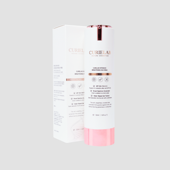 CurieLab Intensive Brightening Sun Cream SPF 50+ PA++++ 50ml - Chống Nắng Trắng Da Curielab