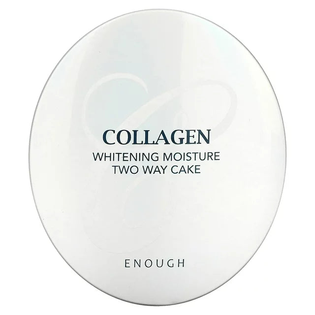 Enough Collagen Whitening Moisture Two-Way Cake #21, SPF28 PA+++ - Enough Collagen Kem Dưỡng Ẩm Trắng Da 2 Chiều #21, SPF28 PA+++