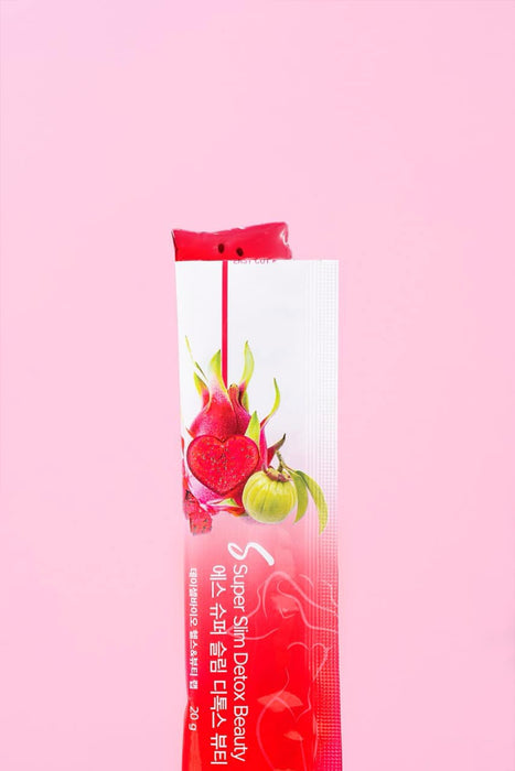 Slim Beauty Diet Dragon Fruit With Chia Seed Jelly Stick - Thạch Thanh Long Giảm Cân