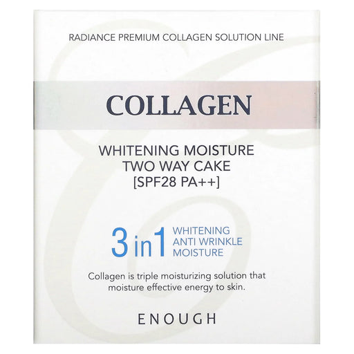 Enough Collagen Whitening Moisture Two-Way Cake #13, SPF28 PA+++ - Enough Collagen Kem Dưỡng Ẩm Trắng Da 2 Chiều #13, SPF28 PA+++