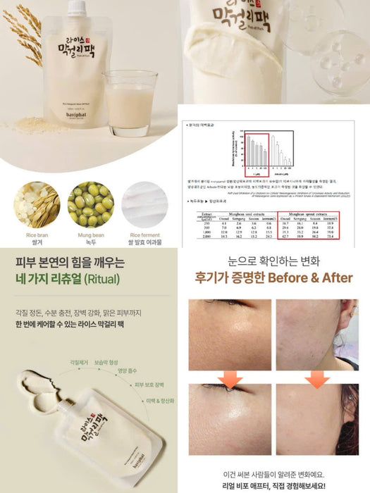 Mặt nạ ủ cám gạo