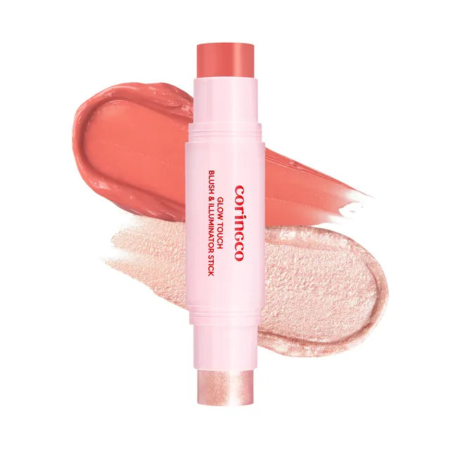 CORINGCO - Glow Touch Blush & Illuminator - Má Hồng