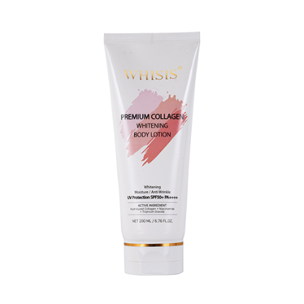 Whisis Premium Collagen Whitening Body Lotion - Chống Nắng Collagen Body Whisis 50SPF+
