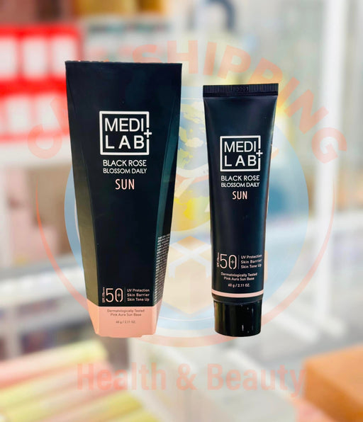 MEDI LAB Black Rose Blossom Daily Sun Cream SPF50+PA++++ 60g - Chống Nắng Rose Medi Lab