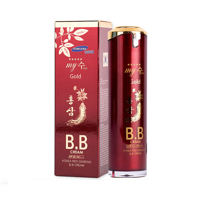 GOLD Korea Red Ginseng BB Cream SPF 50+ 40ml - Chống Nắng BB Cream Hồng Sâm