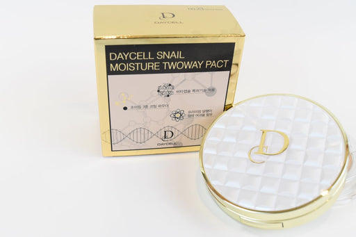 Daycell Snail Moisture 2 Way Pact With Refill No.23 - Phấn Phủ Ốc Sên Daycell Màu 23