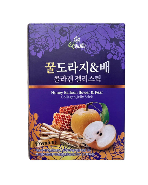 Honey Balloon Flower & Pear Collagen Jelly Stick - Thạch Lê Bổ Phổi