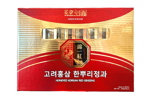 Korean Red Ginseng Whole Roots 6 years old with Honey 7.8oz/ 220g(22g X 10packs) - Hồng Sâm Cây