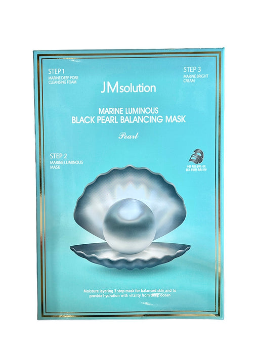 JM Solution Marine Luminous Mask - Mặt Nạ Ngọc Trai Đen