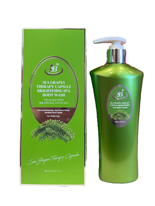 Seobin Sea Grape Therapy Capsule Whitening Spa Body Lotion And Body Wash - Bộ Đôi Sữa Tắm và Lotion Trắng Da Rong Nho Tảo Biển