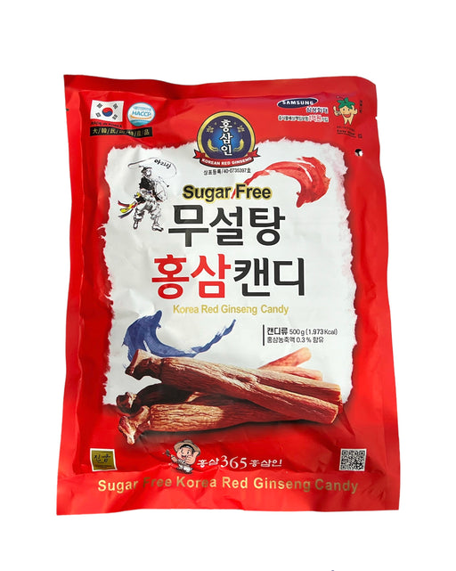 SUGAR FREE KOREA RED GINSENG 365 CANDY - Kẹo Sâm Sugar Free 365 500g