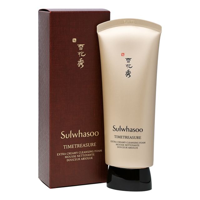 SULWHASOO TIMETREASURE EXTRA CREAMY CLEANSING FOAM - SỮA RỬA MẶT LINH CHI ĐỎ