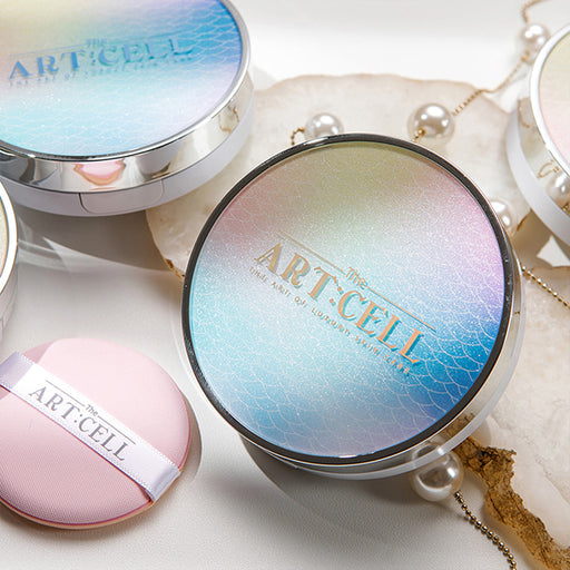 THE ARTCELL Aurora Pearl Tension Cushion, Brightening Effect 16g - Phân Nước Ngọc Trai Artcell
