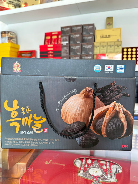 Korean Black Ginseng Garlic Jelly - Thạch Tỏi Đen Nhân Sâm  (No Box)