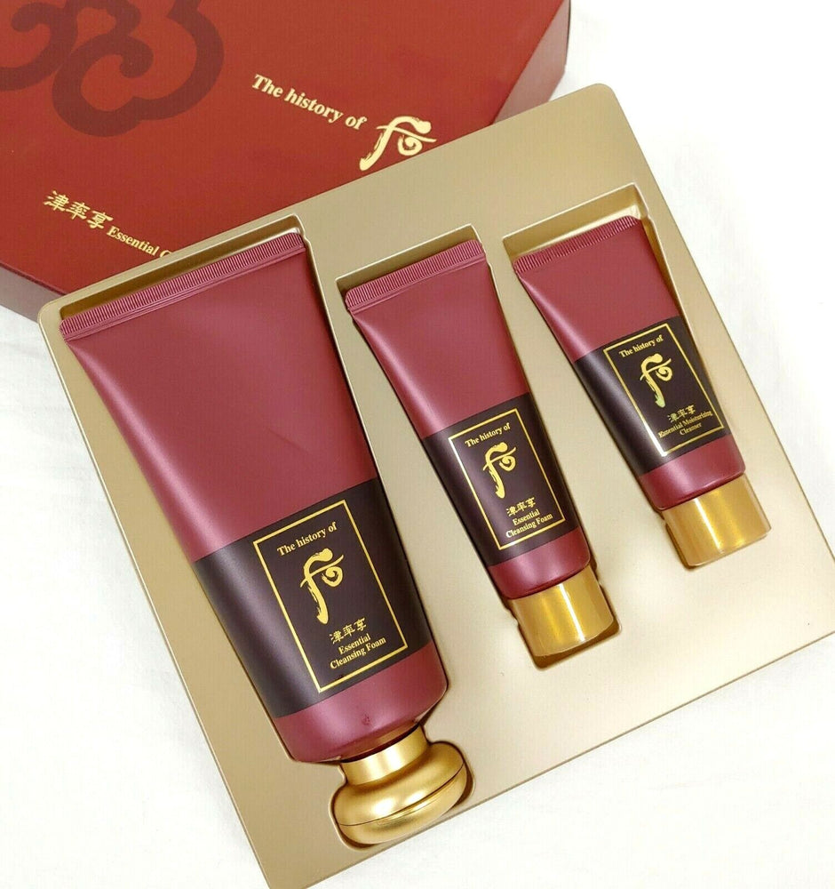 The history of Whoo Jinyulhyang Essential Cleansing Foam Special Set - Set Sữa Rửa Mặt Whoo Đỏ