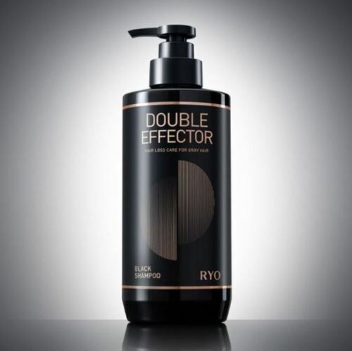 Double Effector Ryo Black Shampoo Hair Loss Relief - Dầu Gội Phủ Bạc Ryo 543ml